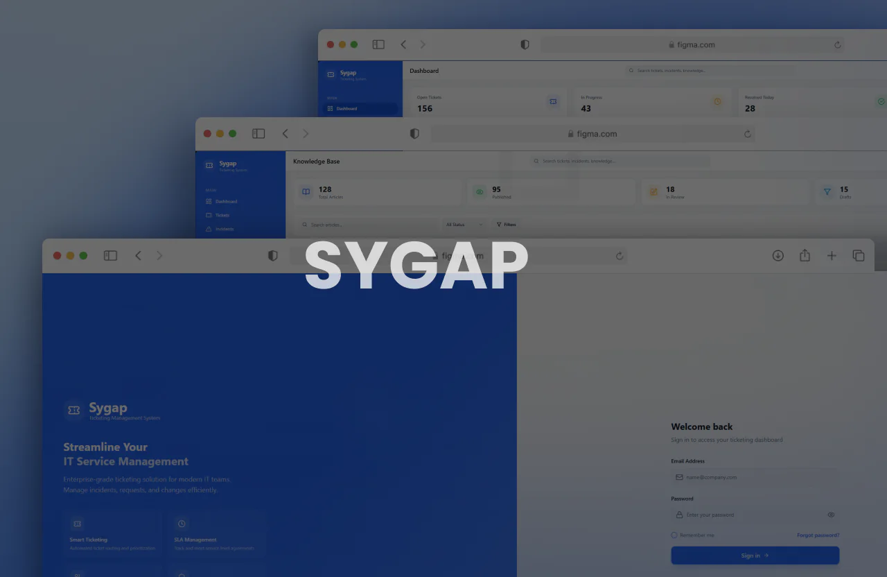 SYGAP — IT Ticketing Management System