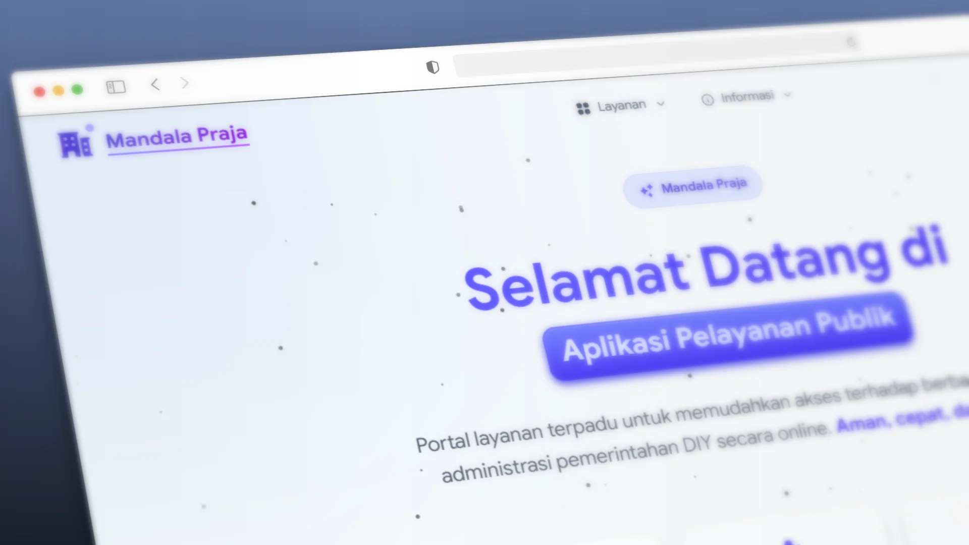 Mandala Praja — Integrated Government Service Portal