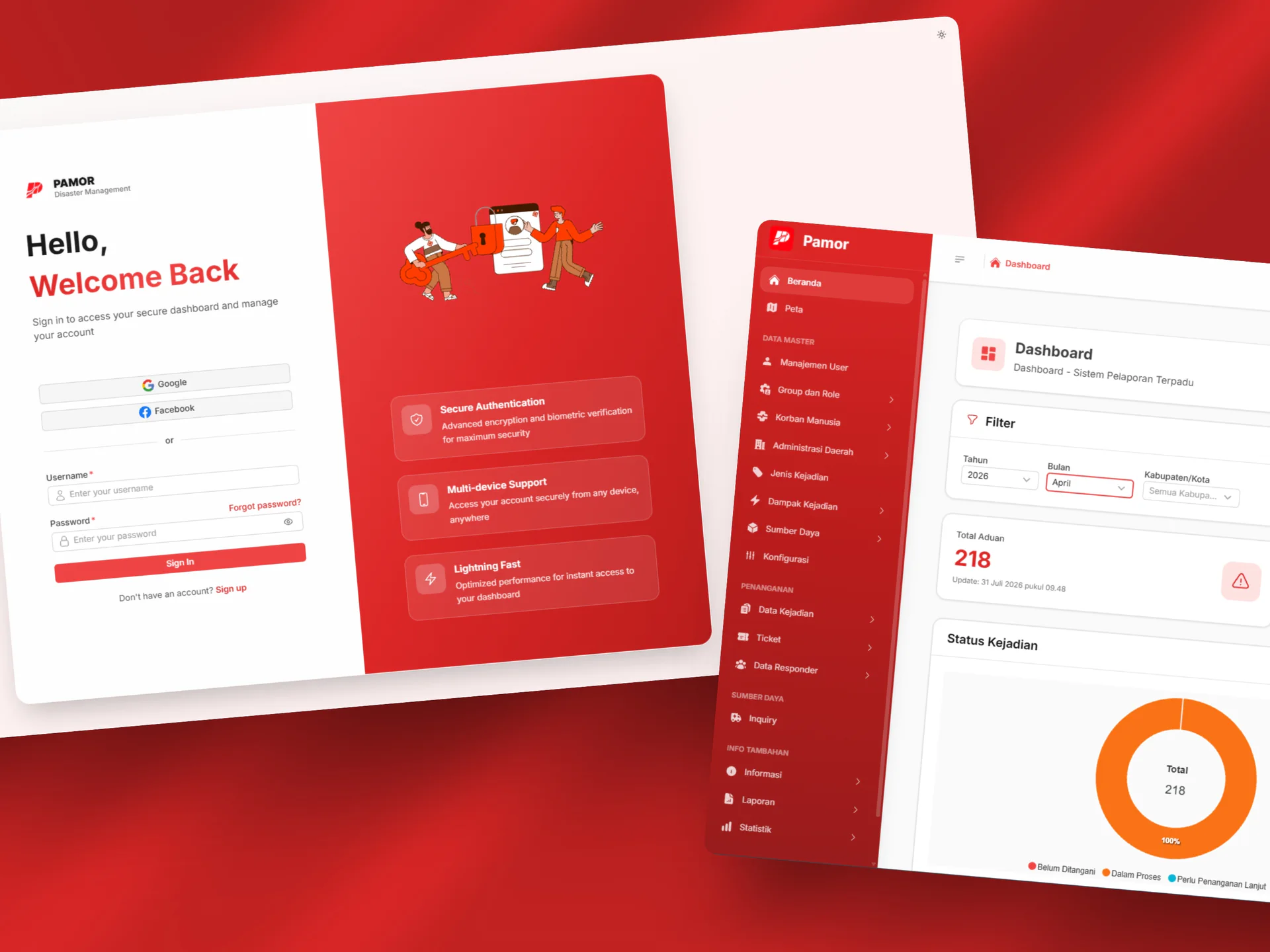 PAMOR — Disaster Management & Emergency Response Platform — project view 3
